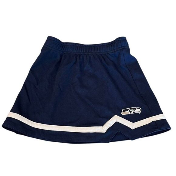Seattle Seahawks Little Girls Medium 5/6 Cheerleader Skirt - Picture 1 of 3